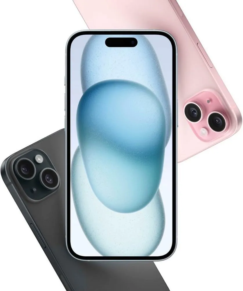 Apple iPhone 15, 128GB, Black - AT&T (Renewed)