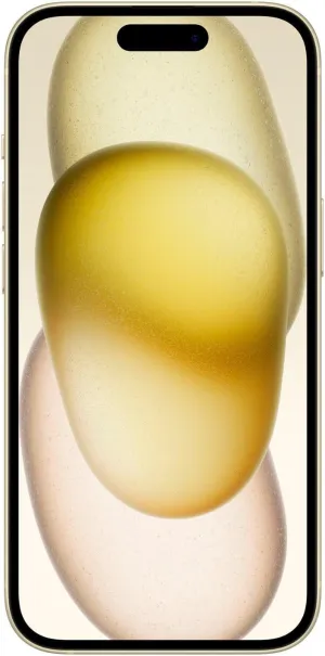 Apple iPhone 15, 128GB, Yellow - AT&T (Renewed)