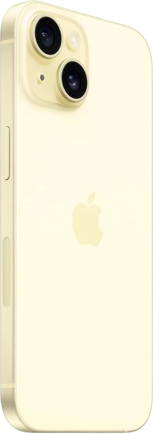 Apple iPhone 15, 128GB, Yellow - AT&T (Renewed)