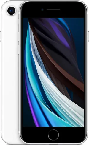 Apple iPhone SE (128GB, White) [Locked]   Carrier Subscription