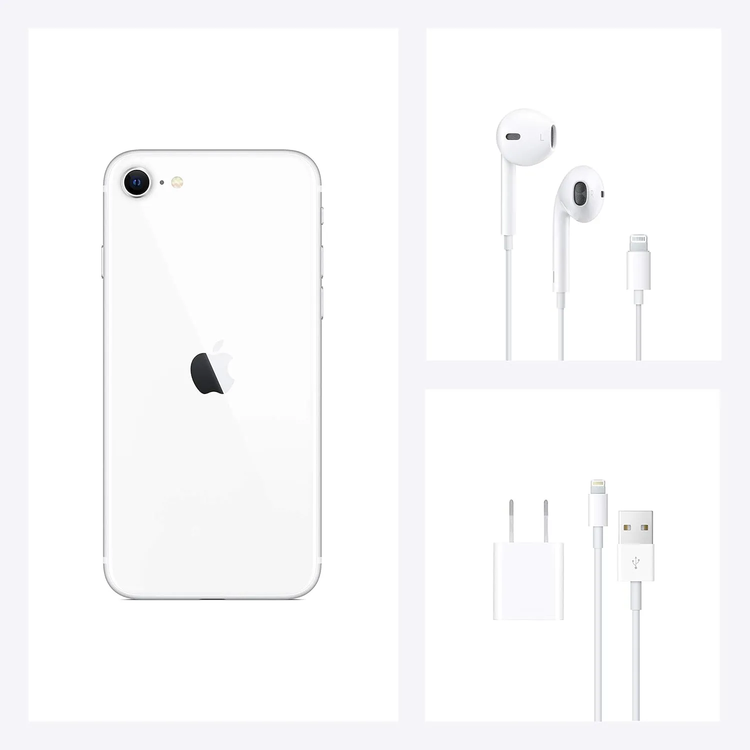 Apple iPhone SE (128GB, White) [Locked]   Carrier Subscription