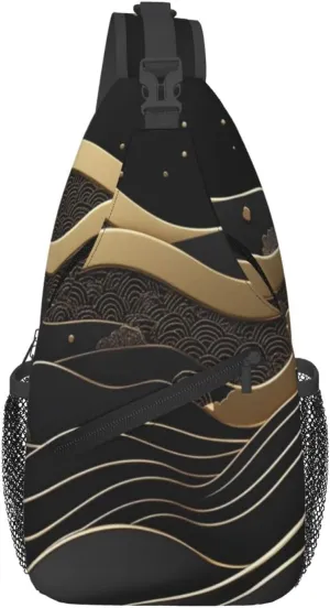 Argentine flag Men's And Women's Small Crossbody Bags Chest Bags Daily Bags Are Suitable For Outdoor Hiking Trips