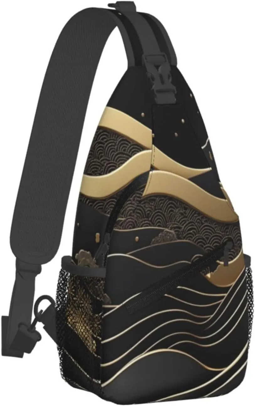 Argentine flag Men's And Women's Small Crossbody Bags Chest Bags Daily Bags Are Suitable For Outdoor Hiking Trips