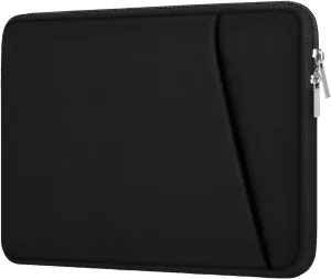 Askuko 15 inch Laptop Sleeve Bag, Shockproof Protective Case Cover, Handbags Portable Notebook Bag for 15-16 inch HP Dell Asus Lenovo Computer, Laptop Case with Front Pocket, Black