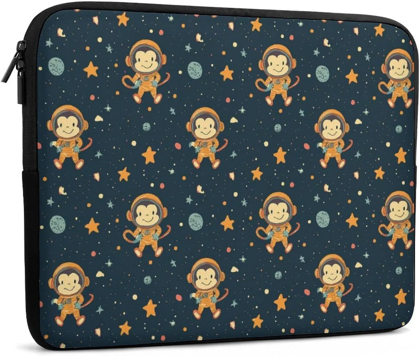 Astronaut Monkey Galaxy Laptop Sleeve 13/15 Inch Briefcase Cover Shockproof Protective Case Handbags Portable Laptop Bag