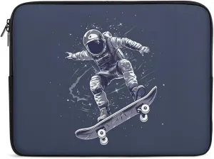 Astronaut Space Skateboard Laptop Sleeve 13/15 Inch Briefcase Cover Shockproof Protective Case Handbags Portable Laptop Bag