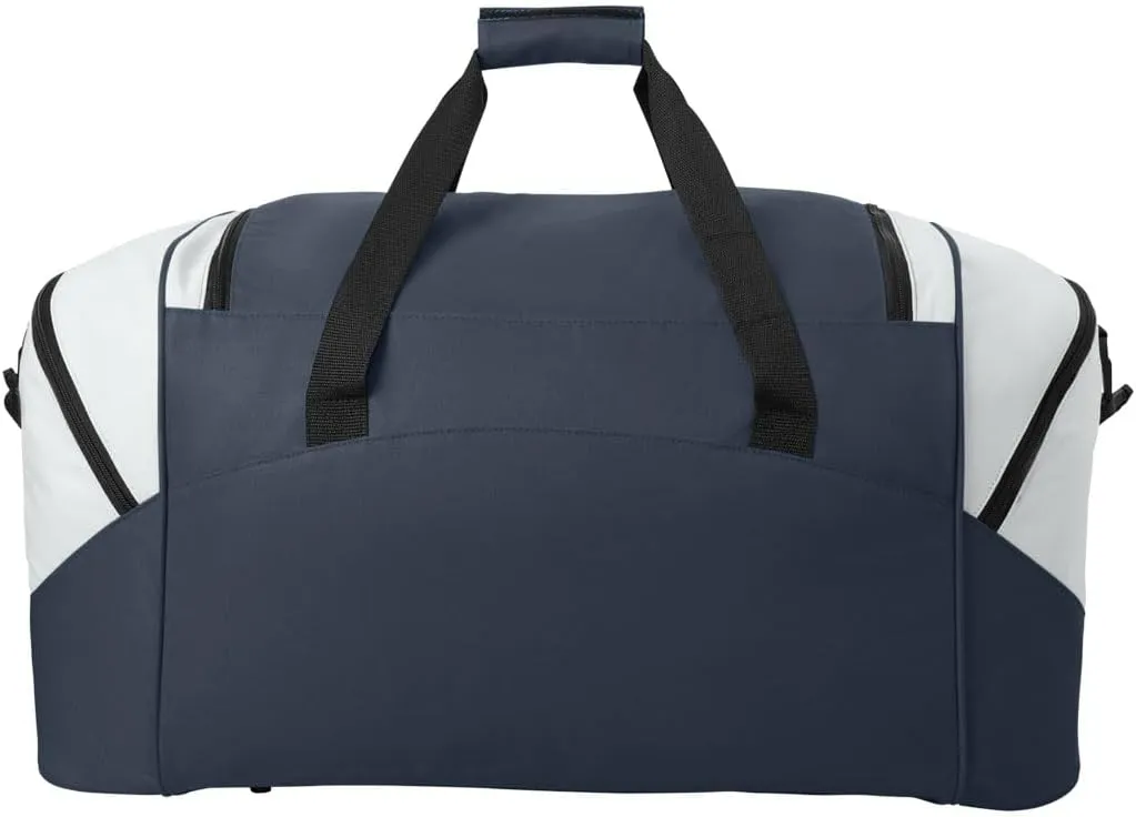 Auburn University Duffel Bag LARGE Auburn Suitcase or Gym Bag for Men Ladies Him or Her! (Auburn Logo, Navy)