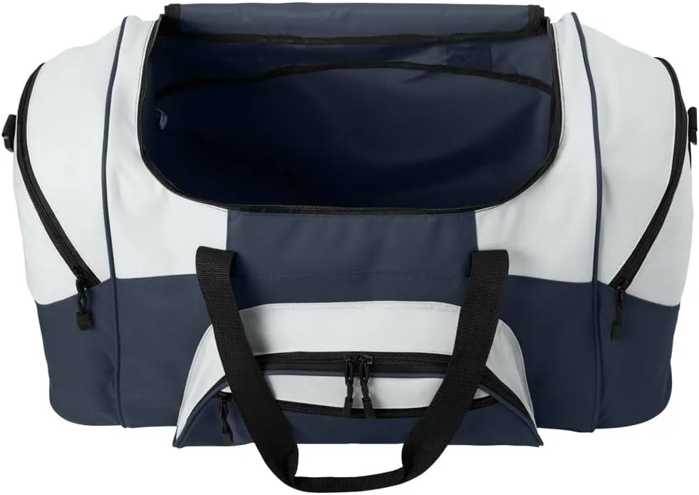 Auburn University Duffel Bag LARGE Auburn Suitcase or Gym Bag for Men Ladies Him or Her! (Auburn Logo, Navy)