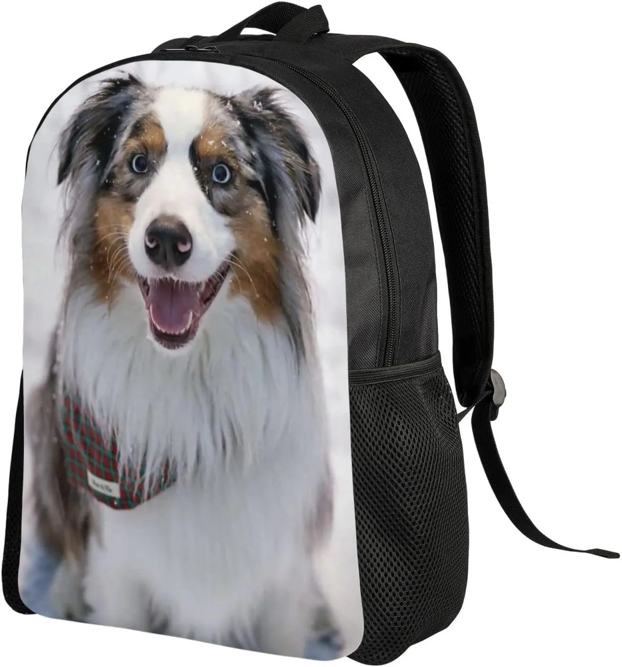 Australian Shepherd Backpack College Bookbag Unisex Travel Backpack Laptop Bag