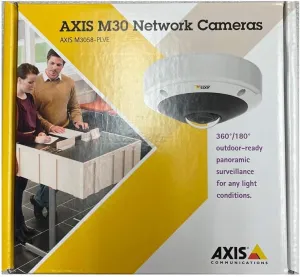 AXIS M3058-PLVE 12 Megapixel Indoor/Outdoor Network Camera - Color, Monochrome - Dome
