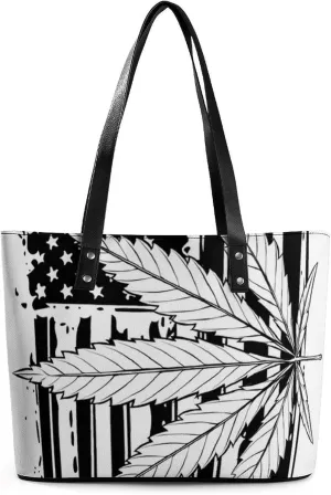 Aztec Geometric Ethnic Patterns Leather Handbag Smooth Wrinkle Resistant Lightweight And Convenient