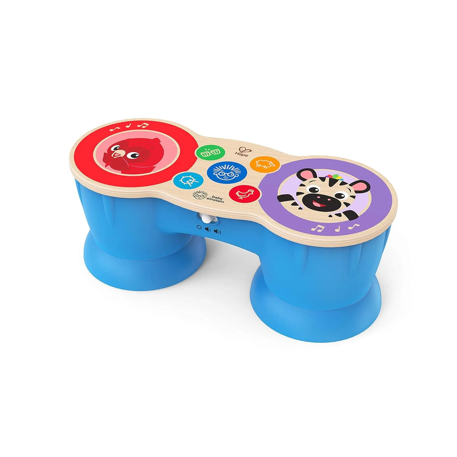 Baby Einstein Upbeat Tunes Magic Touch Wooden Drum​ Musical Toy Ages 6 Months  