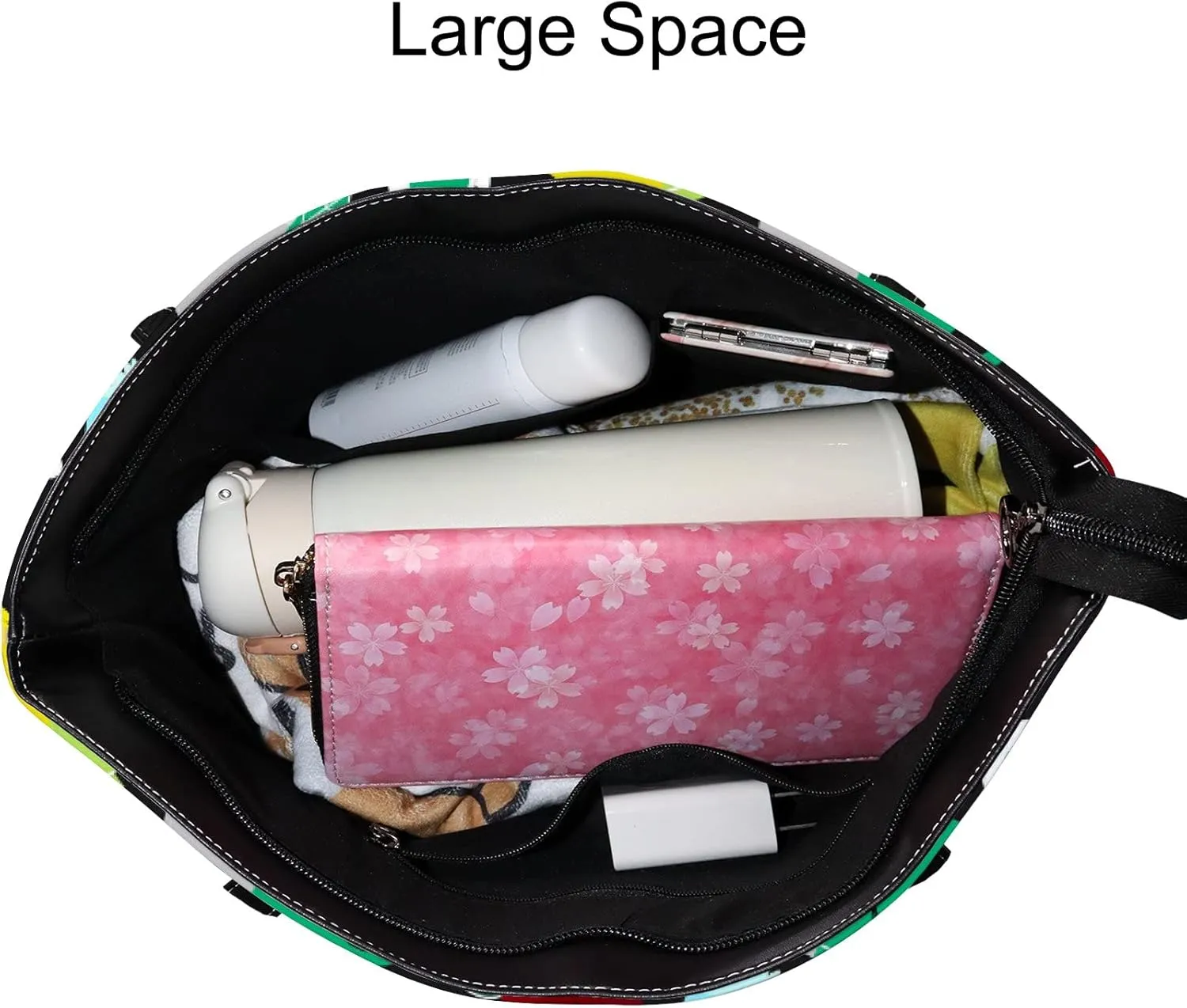 Background Tote Bag for Women Leather Handbags Women's Crossbody Handbags