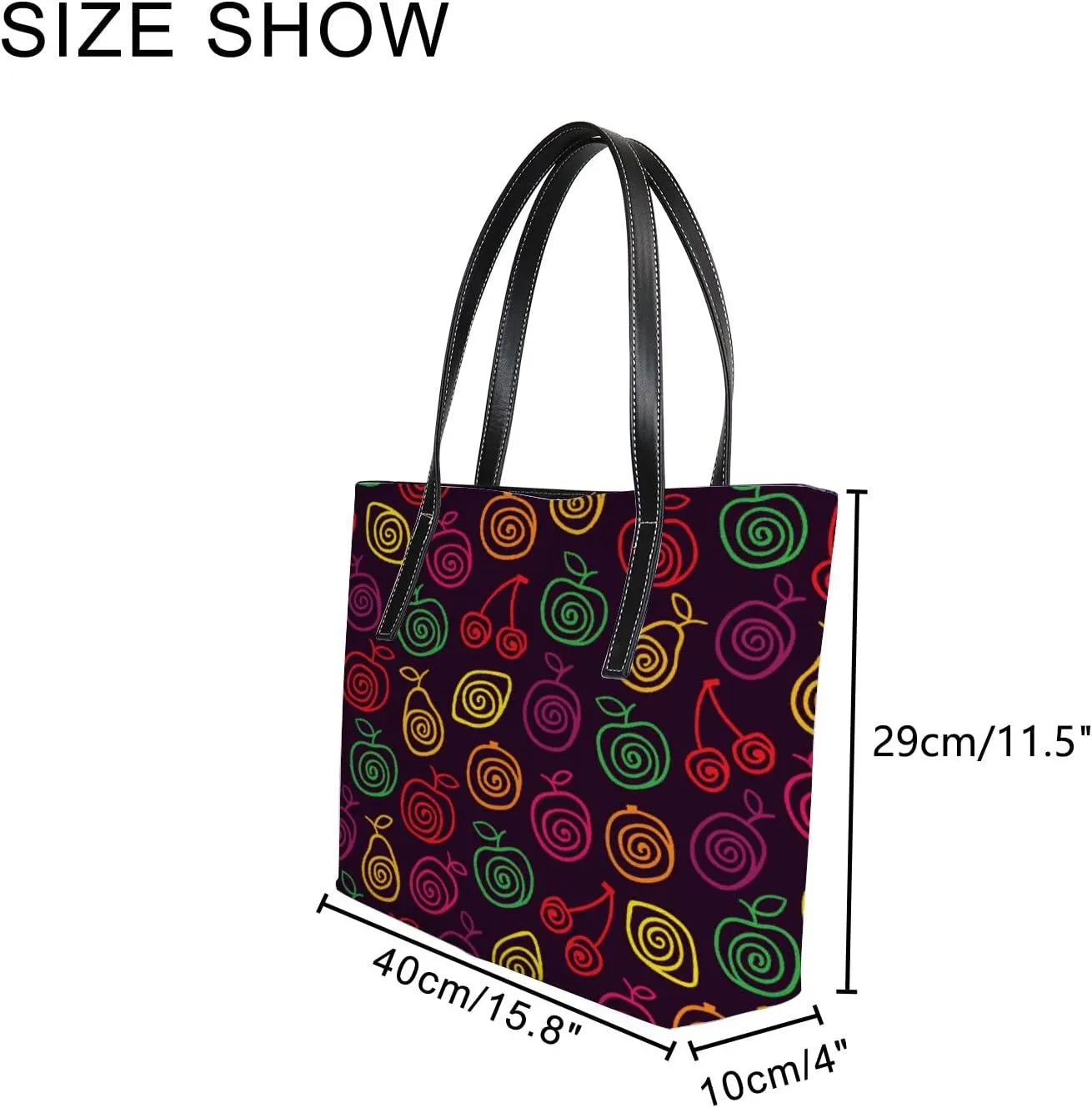 Background Tote Bag for Women Leather Handbags Women's Crossbody Handbags
