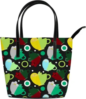 Background Tote Bag for Women Leather Handbags Women's Crossbody Handbags