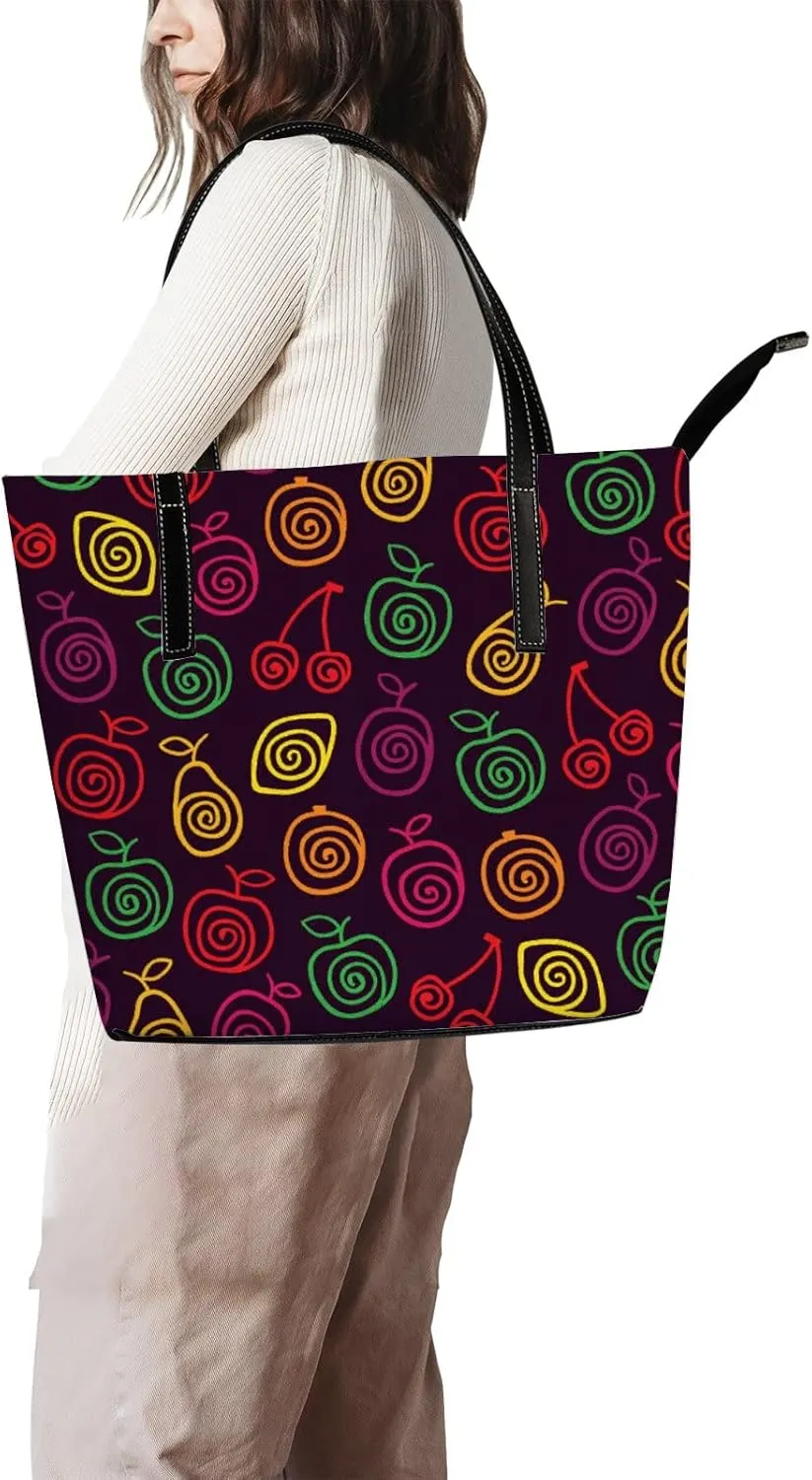 Background Tote Bag for Women Leather Handbags Women's Crossbody Handbags