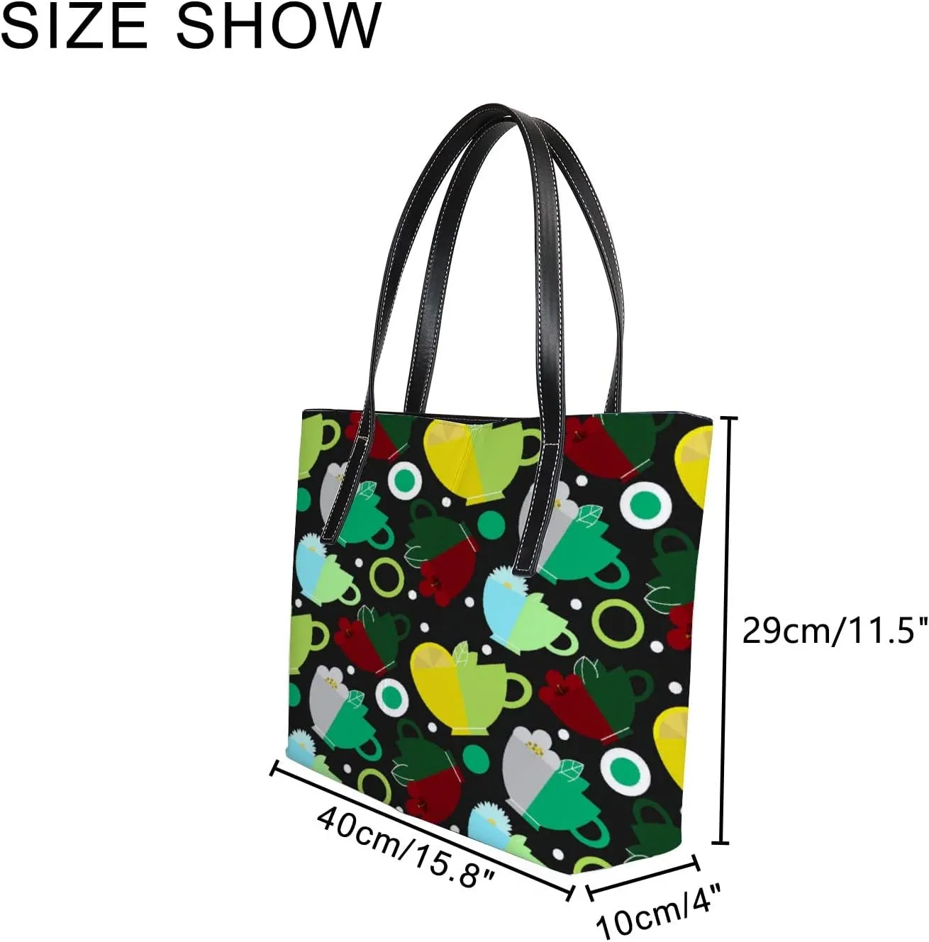 Background Tote Bag for Women Leather Handbags Women's Crossbody Handbags