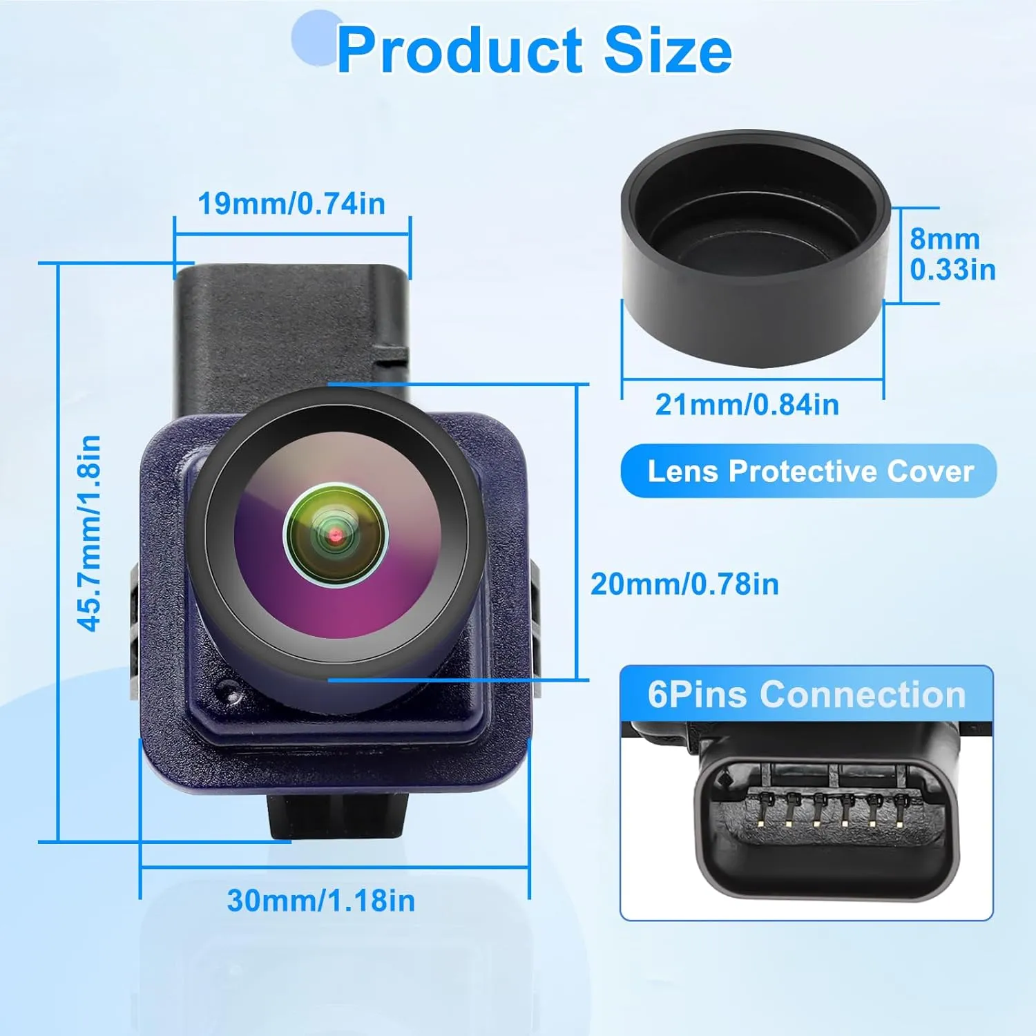Backup Camera Compatible with Ford Fusion 2013 2014 2015 2016 Parking Assist Rear View Camera ES7T-19G490-AA ES7Z-19G490-A DS7Z-19G490-A DS7T-19G490-DD E1GT-19G490-BB