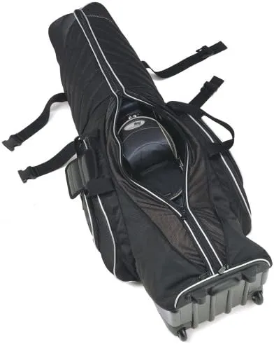 Bag Boy TXG Premium Wheeled Travel Cover (Blk/Silver)
