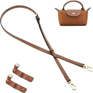 Bag Strap Suitable for Longchamp Mini Pouch,Purse Crossbody Adjustable Replacement Conversion Kit