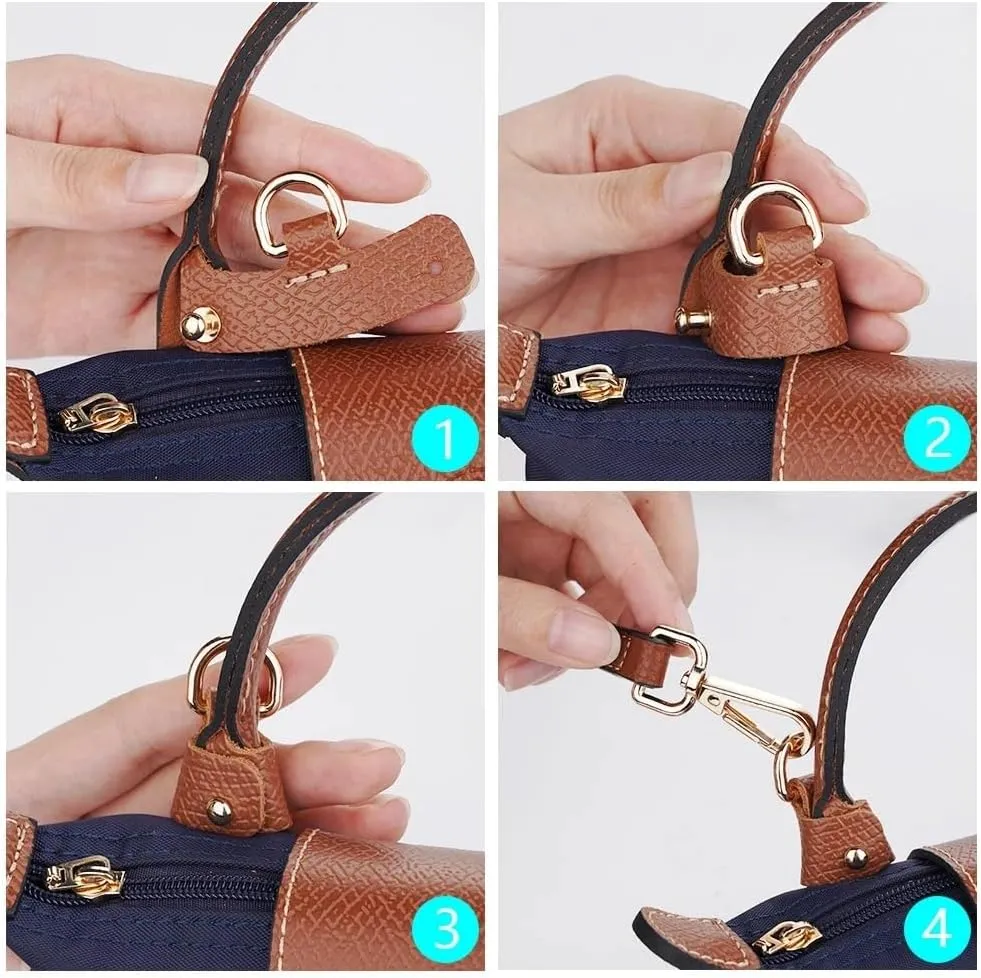 Bag Straps Adjustable Bag Strap for Long Mini Bag Free Punching Modification Transformation Accessories for Mini Bag Shoulder Strap Adjustable Bag Straps(Red)