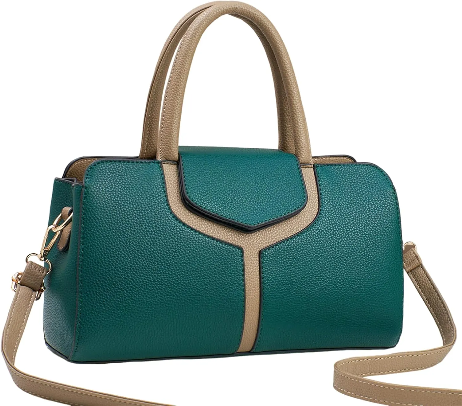 BAG WIZARD Womens Handbags and Purses Top-Handle Shoulder Handbag Vegan Leather Crossbody Satchel Bag