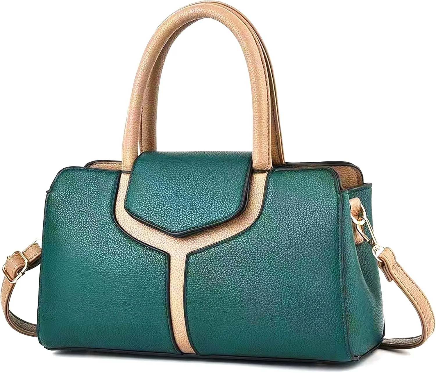 BAG WIZARD Womens Handbags and Purses Top-Handle Shoulder Handbag Vegan Leather Crossbody Satchel Bag