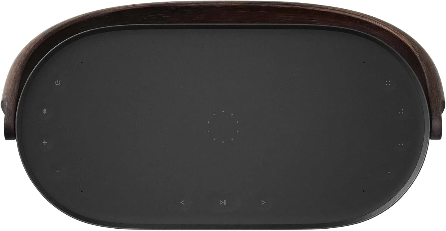 Bang & Olufsen Beosound A5 - Portable Bluetooth Speaker with Wi-Fi Connection, Carry-Strap, Dark Oak