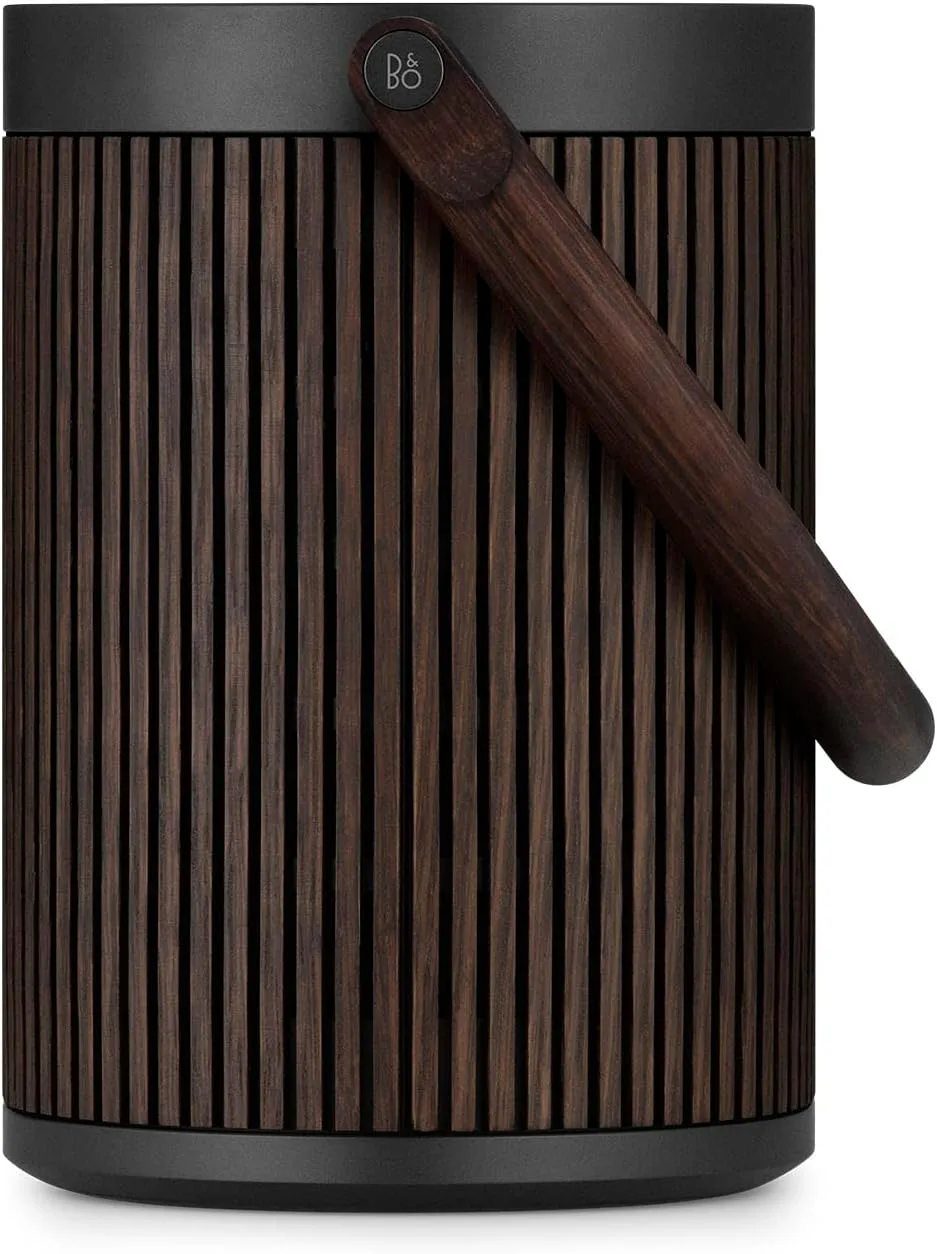 Bang & Olufsen Beosound A5 - Portable Bluetooth Speaker with Wi-Fi Connection, Carry-Strap, Dark Oak