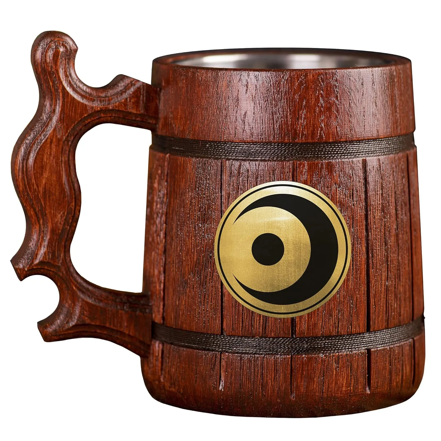 Bayonetta Beer Stein, Personalized Super Smash Bros Wooden Beer Mug, Custom Beer Stein