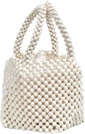 Beaded Clutch Purses for Women Handmade Small Tote Bag Evening Bags and Clutches for Party