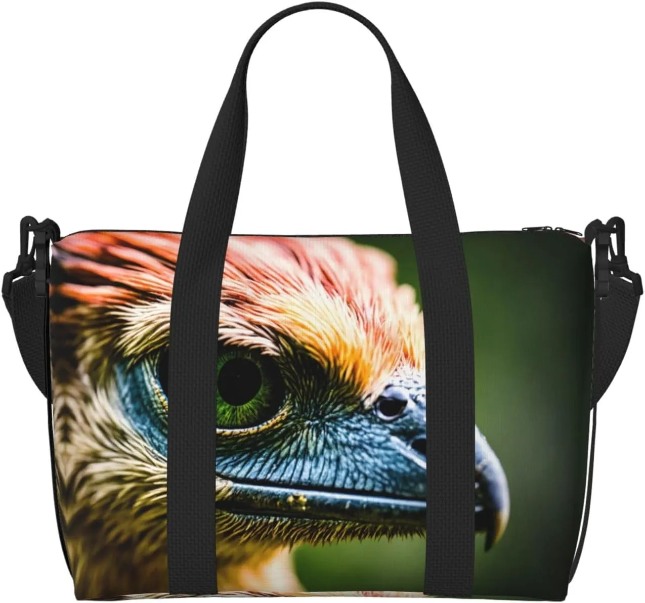 Beautiful Ancestor Bird Travel Duffel Bag Tote Carry On Luggage Bag Water Resistant Weekender Overnight Bags For Foldable