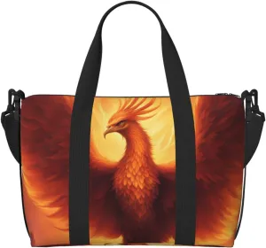 Beautiful Phoenix Travel Duffel Bag Tote Carry On Luggage Bag Water Resistant Weekender Overnight Bags For Foldable