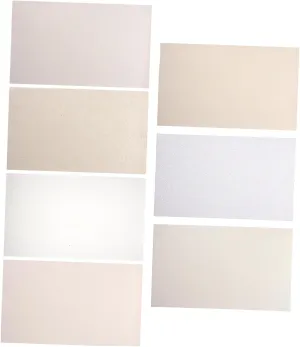 BEBEMOKO 7pcs Solid Color Faux Leather Sheets for DIY Crafts Durable Synthetic Leather Material for Handbags Jewelry Hairpins and Party Decorations
