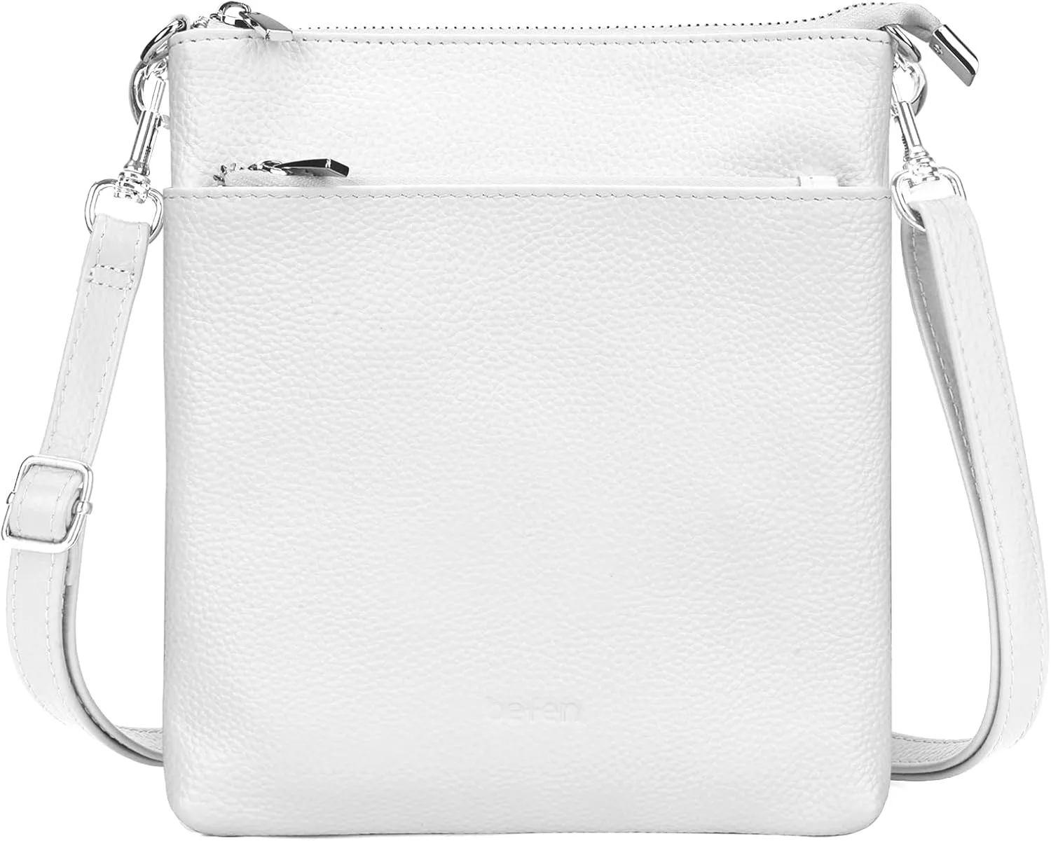befen Genuine Leather Small Crossbody Purses for Women Travel Cross Body Bags Lightweight with Adjustable Shoulder Strap