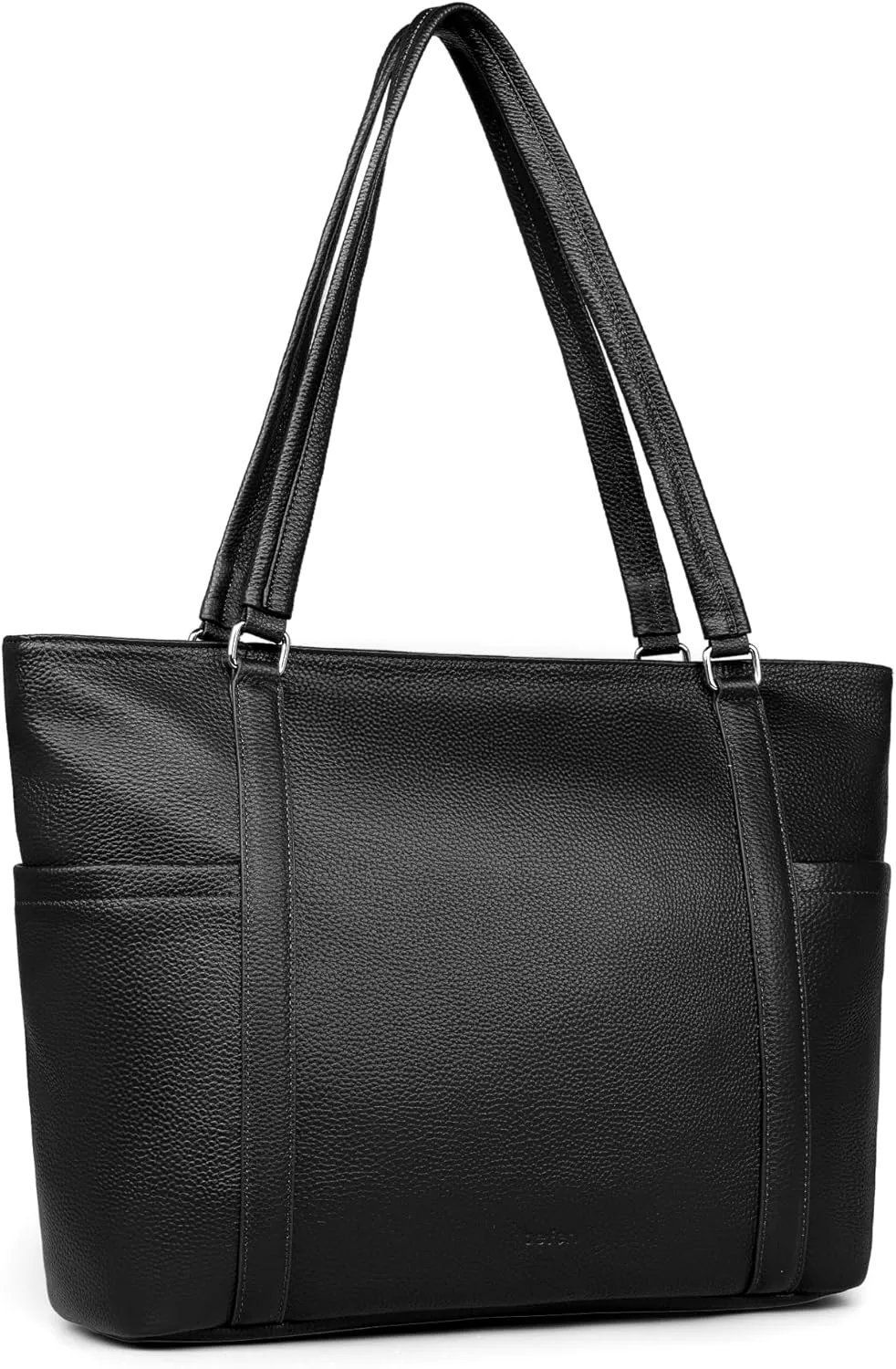 befen Genuine Leather Work Tote Bag for Women Laptop Shoulder Bags Womens Travel Purses Satchel Handbags with Compartments