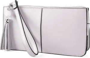 befen Genuine Leather Wristlet Clutch for Women Ultra-Slim Ladies Credit Card Holder Wallet Purses with RFID Protection