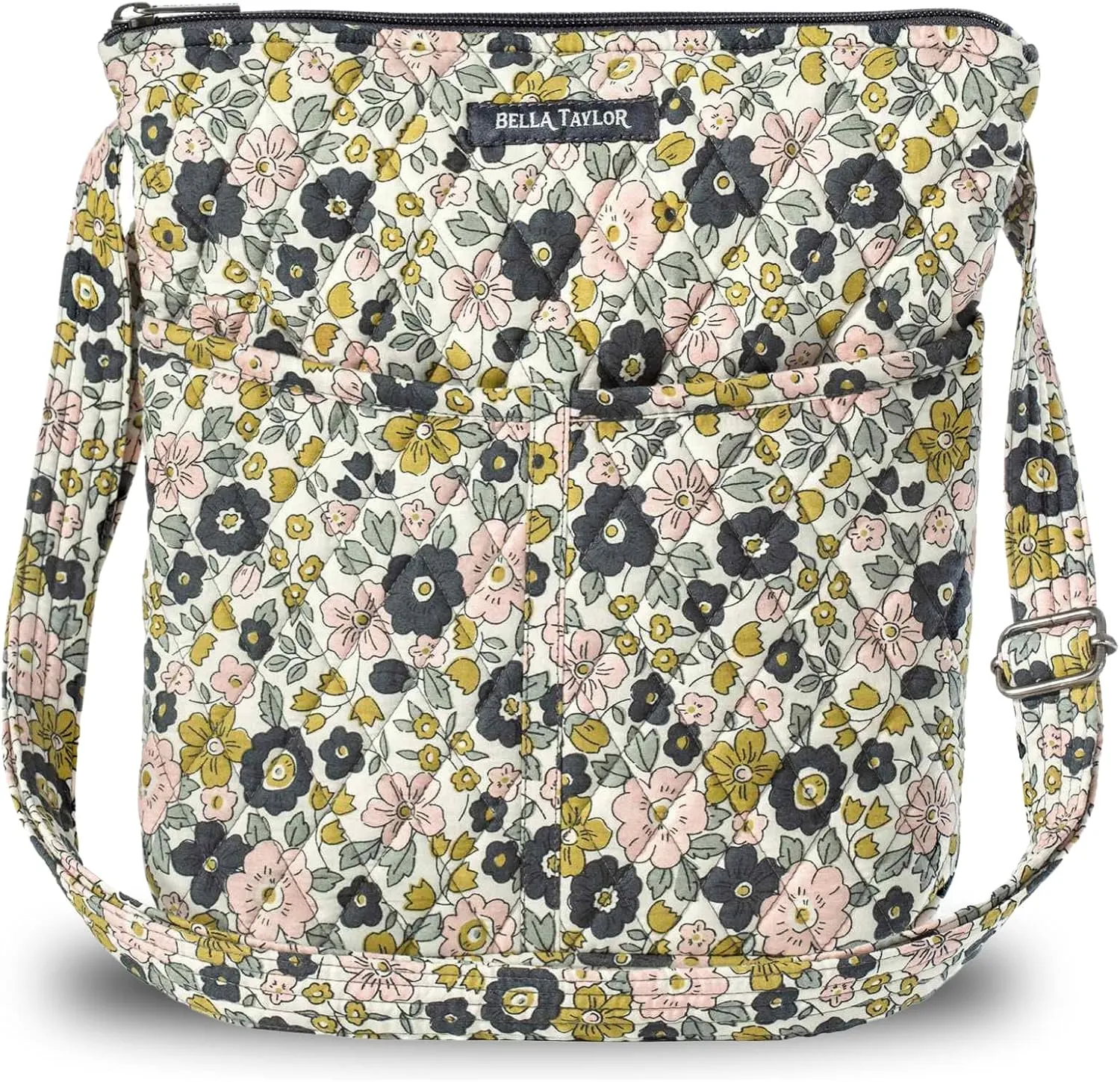 Bella Taylor Hipster Crossbody Purse for Women | Medium Size Shoulder Bag with Adjustable Strap