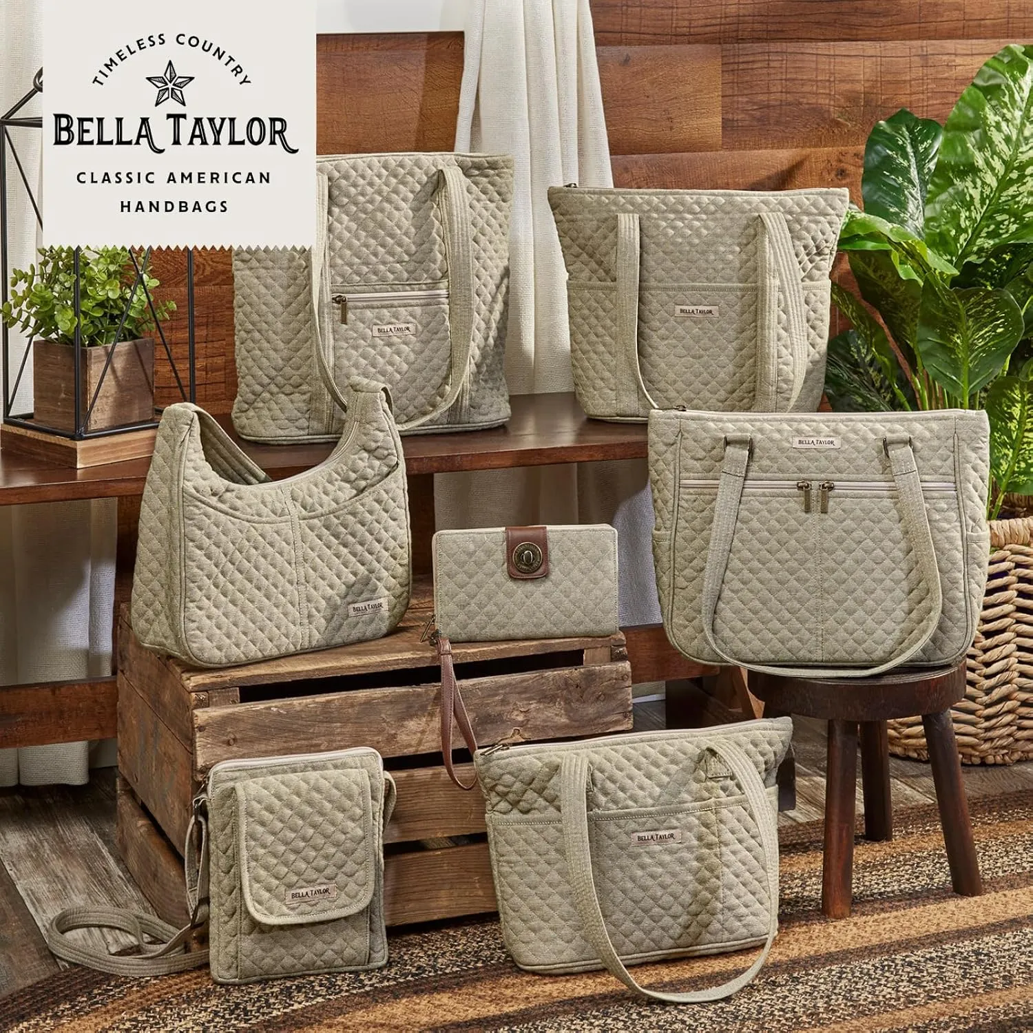 Bella Taylor Large Crossbody Purse for Women | Shoulder Bag with Adjustable Strap