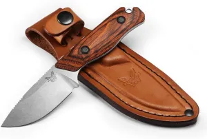 Benchmade - Hidden Canyon Hunter 15017 Fixed Blade Hunting Knife with Wooden Handle (15017)