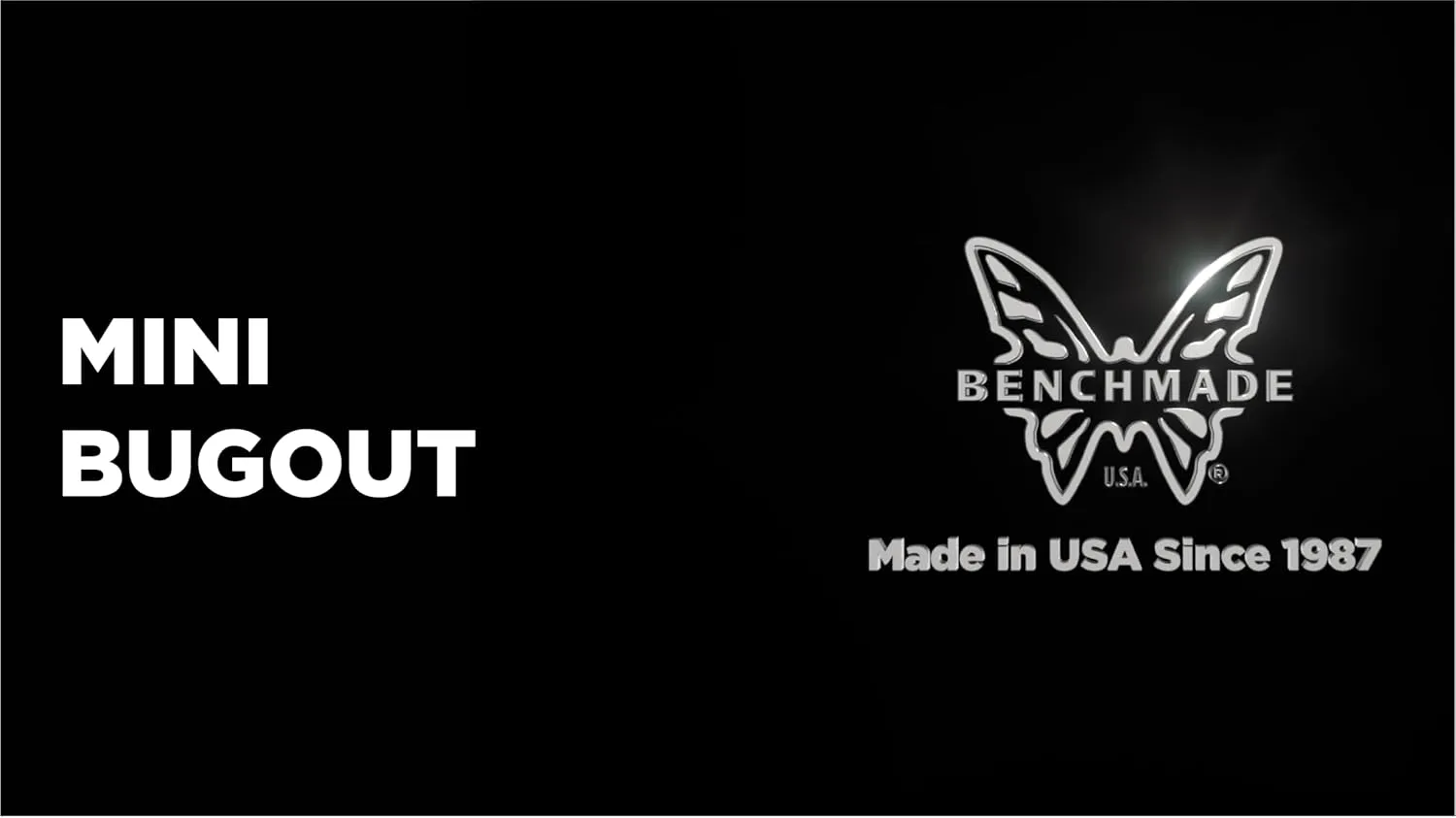 Benchmade - Mini Bugout Folding Knife with Daybreak Grivory Handle (533-08)