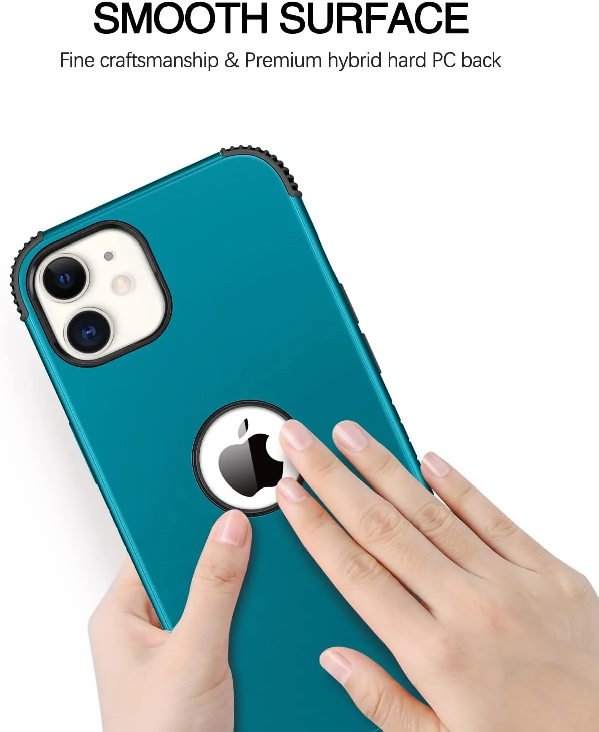 BENTOBEN for iPhone 12 Case, Phone Case iPhone 12 Pro, Heavy Duty 2 in 1 Full Rugged Shockproof Protection Hybrid Hard PC Bumper Drop Protective Girl Women Boy iPhone 12/12 Pro Cover, Deep Blue/Black