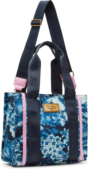 Betsey Johnson Small Denim Tote, Blue