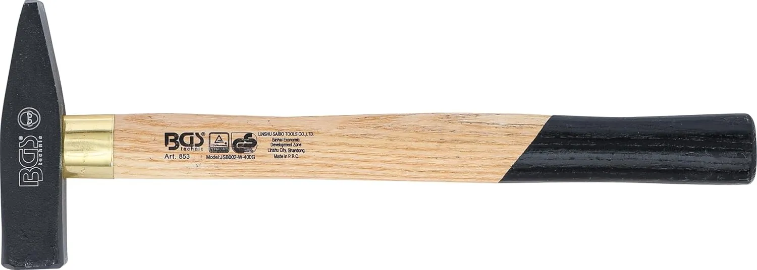 BGS 853 | Machinist's Hammer | Wooden Handle | DIN 1041 | 400 g