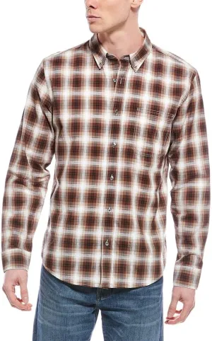 Billy Reid Mens Tuscumbia Linen-Blend Shirt, Xl, Grey