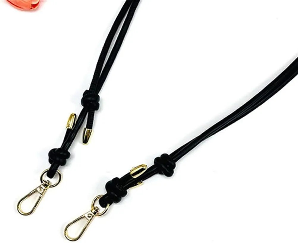 Black Replaceable Adjustable Length Shoulder Crossbody Bag Strap