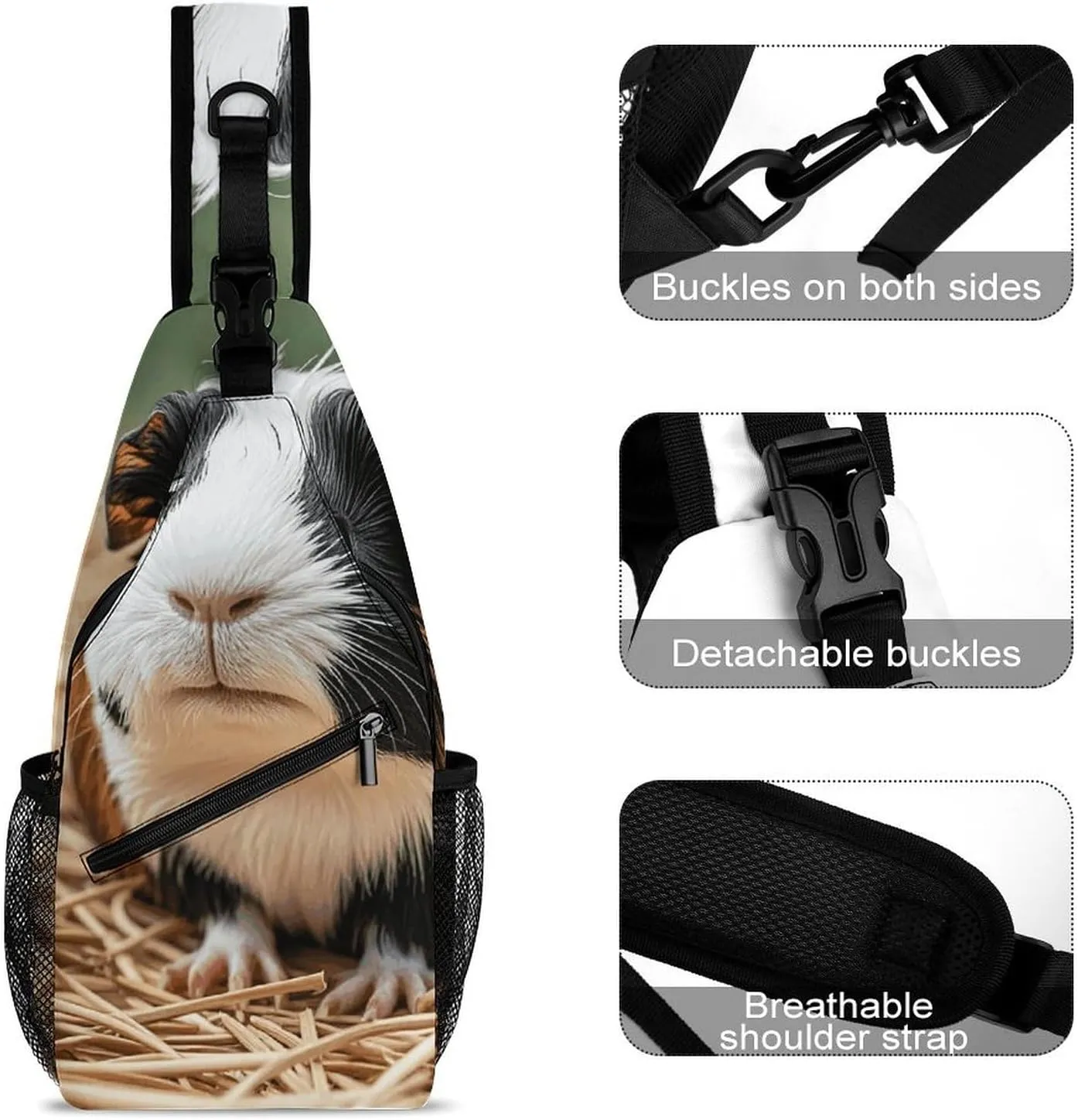 Boat Beach Sunrise Time Nautical Crossbody Sling Bag, Travel Backpack, Hiking Sling Bags, Chest Bag, Shoulder Bags, Daypack