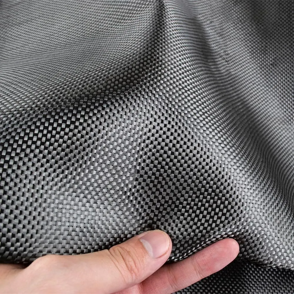 BONT Carbon Fiber Cloth Fabric Sheet, Plain Weave 3K/200g - 1m x 1m (3.28'x3.28')