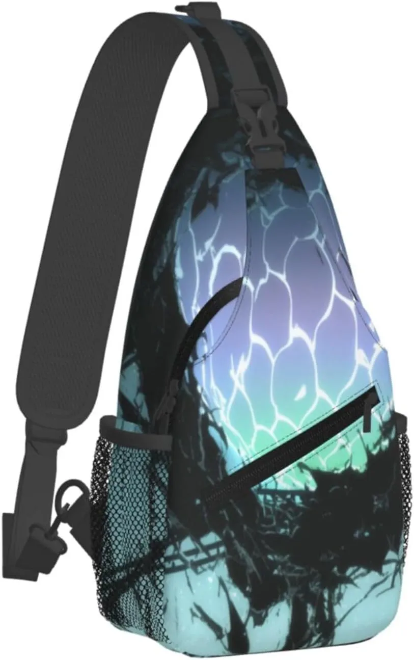 Botanical woven orbs Men's And Women's Small Crossbody Bags Chest Bags Daily Bags Are Suitable For Outdoor Hiking Trips