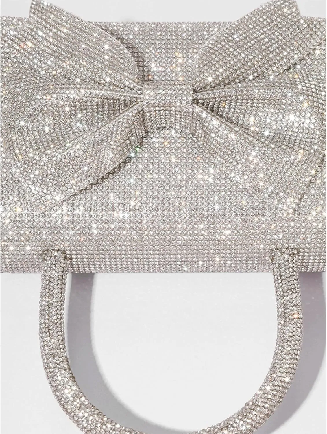 Bow Purse Women Rhinestone Bow Handbag Aesthetic Coquette Bag Girls Trendy Evening Bag Valentine's Day Gifts